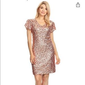 Rose pink bridesmaids/ party dress